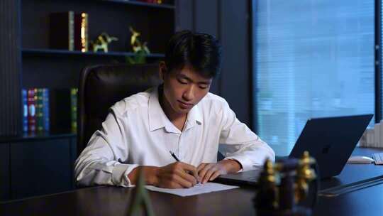 创业者加班写文案