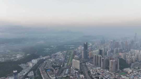 深圳福田CBD建筑航拍