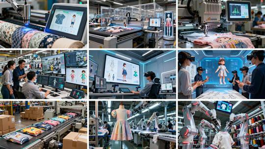 童装厂智能服装工厂  数字化服装制造技术