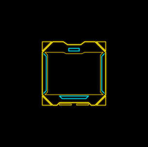 科技HUD 科技小元素 赛博朋克 虚拟数字