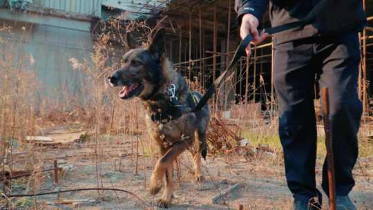 警犬搜救地震救援