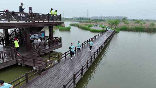 杭州湾湿地公园马拉松