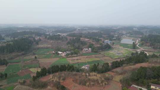 四川仁寿乡村丘陵