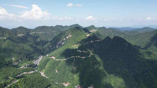 航拍祖国巍峨大山高山山川