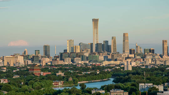 北京国贸延时 大气北京