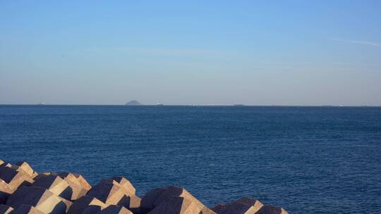 4K 航拍户外海岸线海洋海景