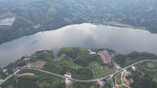 祖国壮丽河山青山绿水航拍