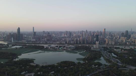 航拍湖北武汉城市风光宣传片视频素材模板下载