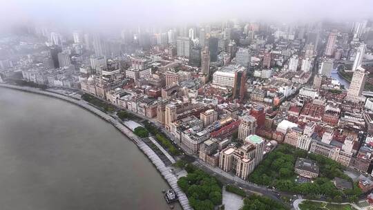 上海万国建筑群航拍