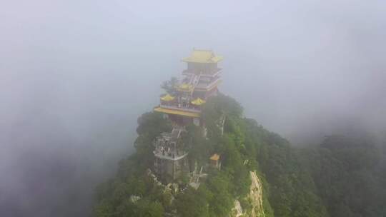 南五台山 钟南山 秦岭 云海 日出 云彩 蓝天