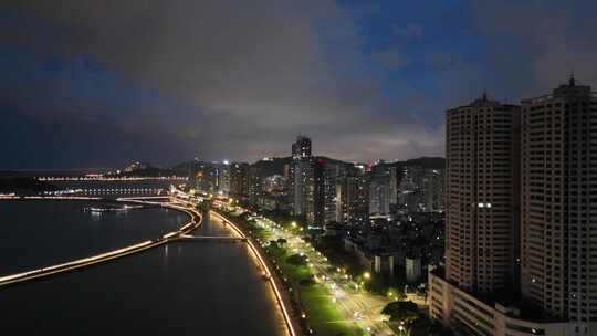 珠海情侣路夜景