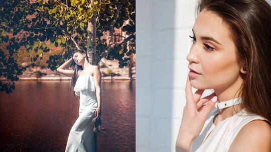 时尚简约相册幻灯片文本过渡AE模板