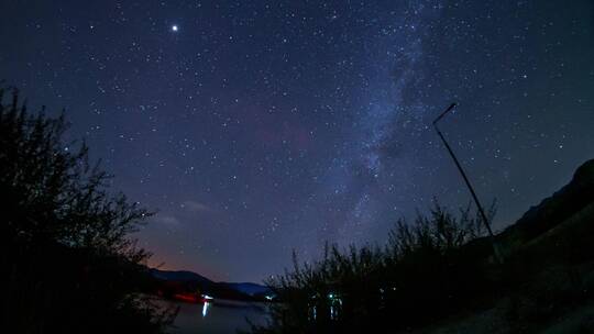 星空银河星轨视频素材模板下载