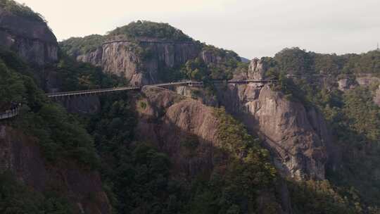 航拍神仙居景区