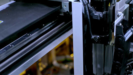 精密机械生产机器自动化制造特写视频素材模板下载