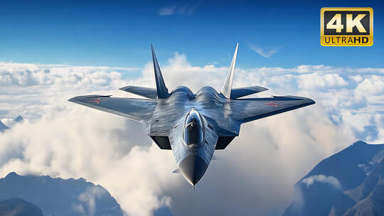 隐形战机现代化武器未来战争空军视频素材1