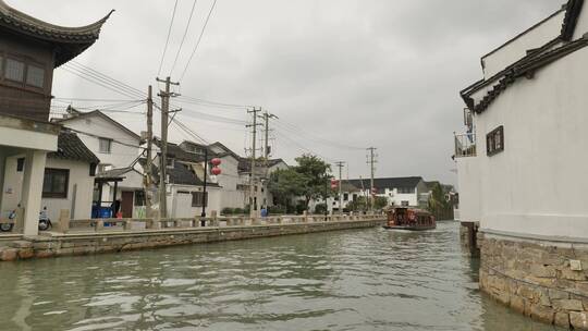 苏州七里山塘街古建筑人文