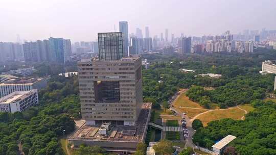 深圳南山区深圳大学航拍