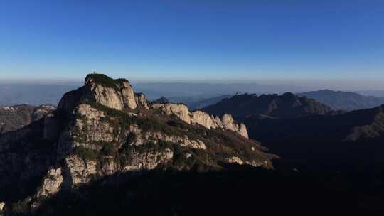 洛阳栾川旅游龙峪湾景区自然风景航拍