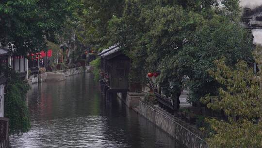 浙江湖州南浔古镇江南水乡风景