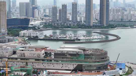 深圳南山蛇口游艇场宣传片特写空镜