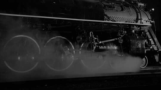老式蒸汽火车机车视频素材模板下载
