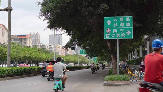 城市道路指示牌