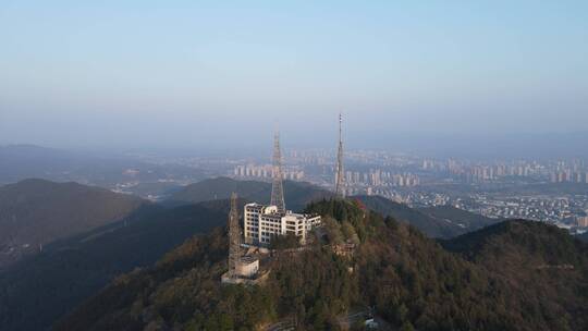 航拍南方丘陵山川