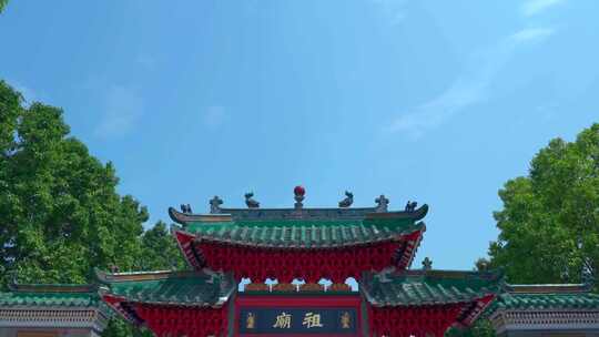 佛山祖庙西门牌坊牌楼中式传统建筑