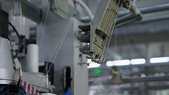 纺织产业袜子生产车间自动化生产