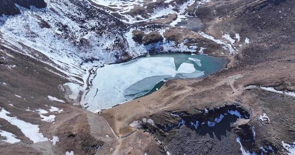 雪山冰川航拍