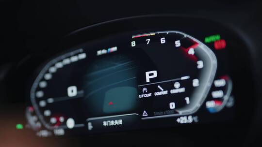 BMW宝马仪表盘视频素材模板下载