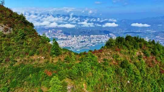 长江三峡巫山段素材