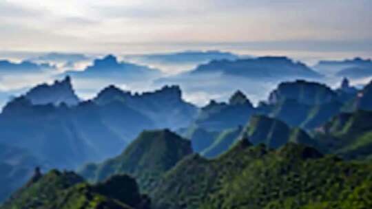 山脉云海自然风光