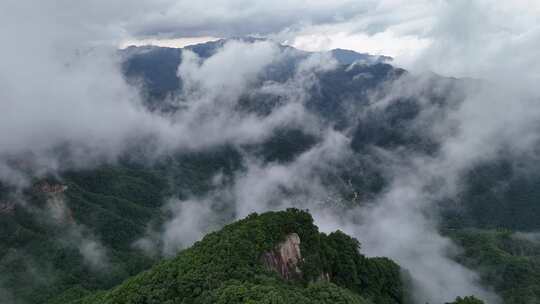 美丽中国河南伏牛山老界岭自然风光