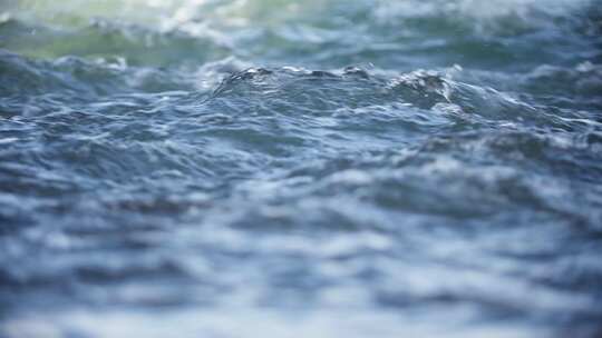 水花水面水浪河面河水奔腾流淌河水流动