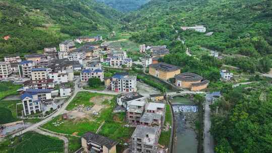 4k航拍福建土楼王承启楼大鱼海棠