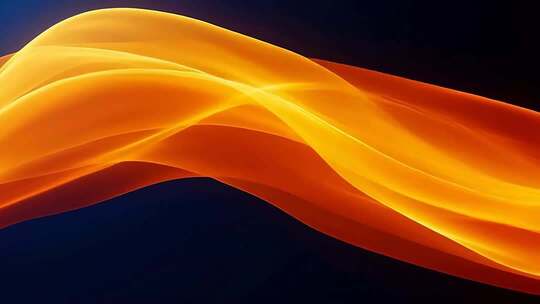 动感橙色波浪抽象背景素材