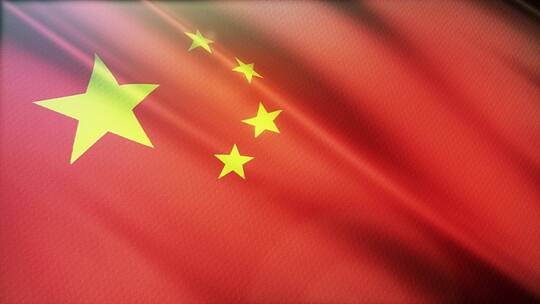 中华人民共和国国旗五星红旗视频素材模板下载