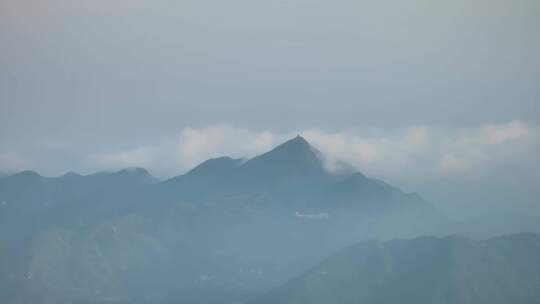 江南温州山雾意境航拍4k视频素材模板下载