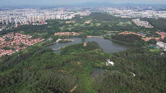 城市生态环境景观航拍