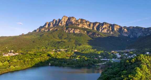 庐山五老峰夏季清晨航拍延时