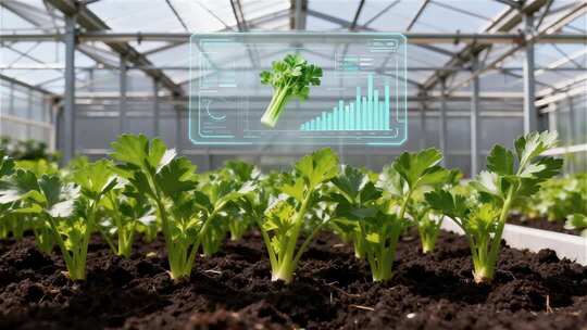 科技智慧农业温室蔬菜种植