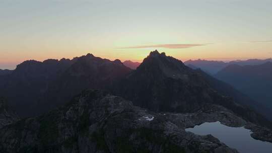 三重峰，加拿大，温哥华岛，山脉