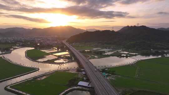 高速公路风景视频