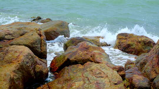 大海 礁石 岩石 海浪 海景