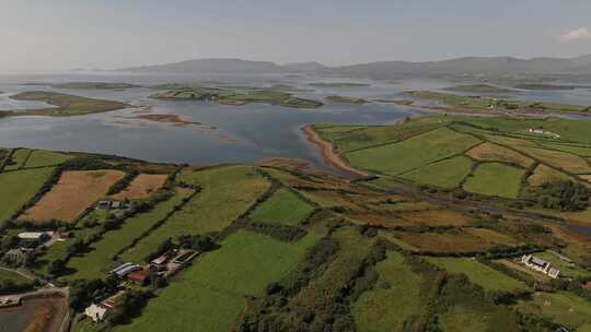 Clew Bay，爱尔兰，海，岛