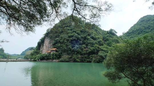 广西柳州山水龙潭公园风景