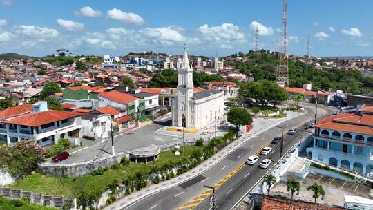 巴西Aracaju Sergipe的城市景观。巴西东北部的旅游业。