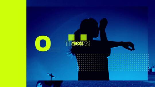 时尚动感体育新闻标题字幕条文本动画展示片场AE模板